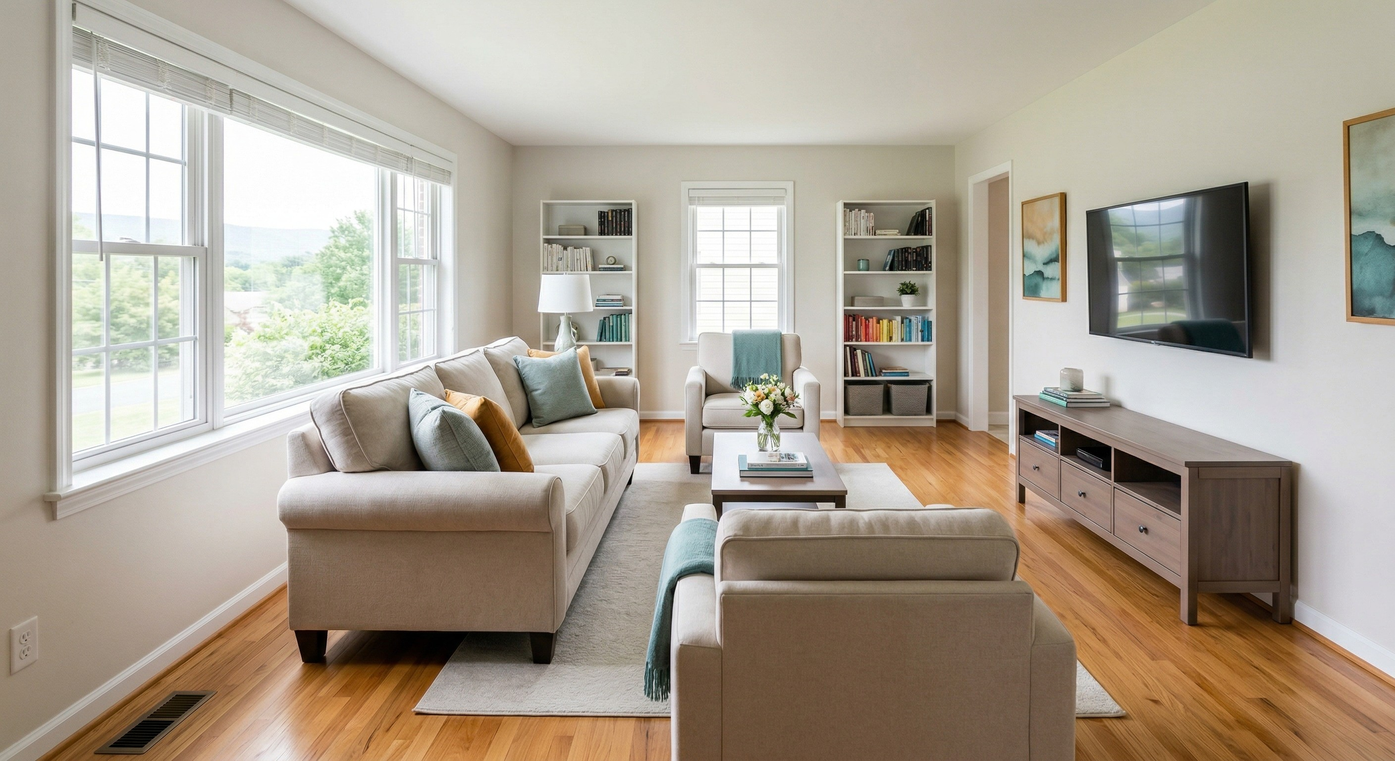 Spotless, beautifully organized living space in Harrisonburg, VA